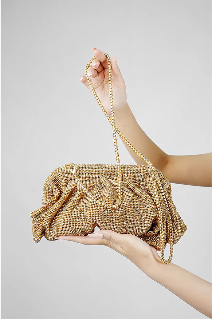 Rhinestone clutch