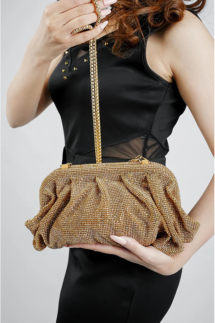 Rhinestone clutch