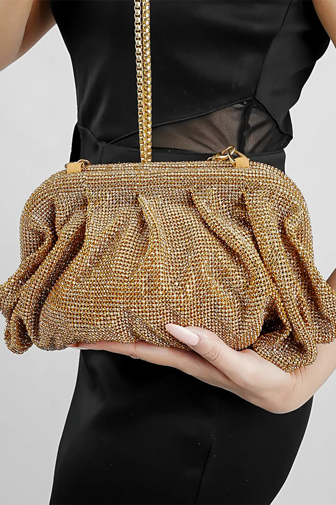 Rhinestone clutch