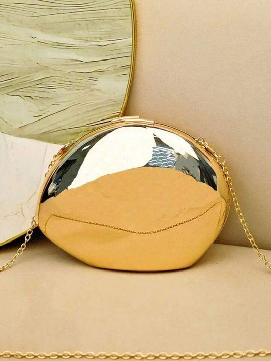 Golden glam bag