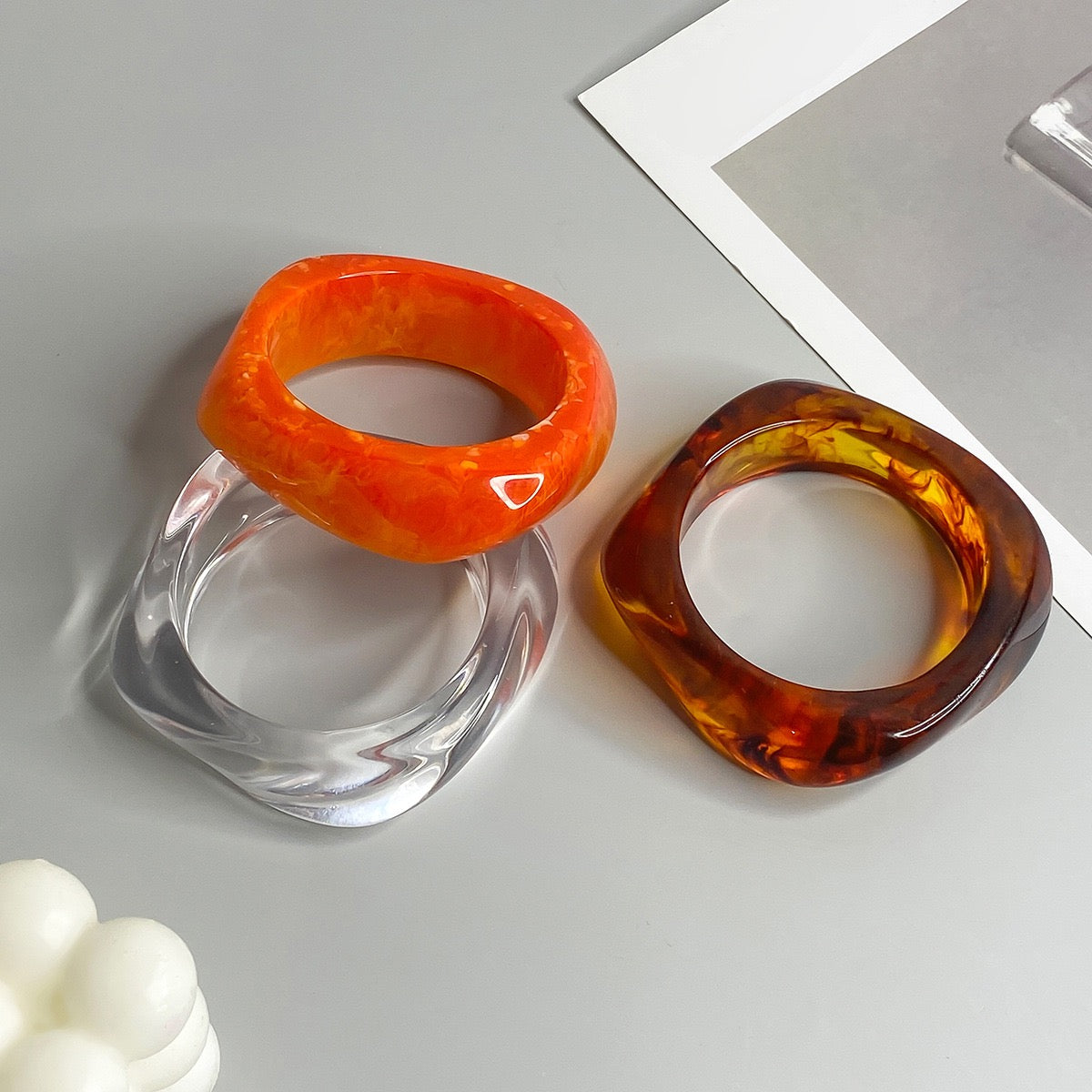 Resin bangle