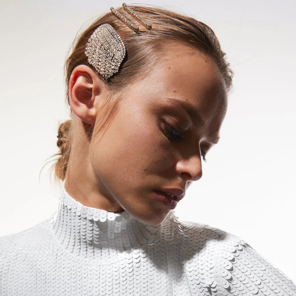 Rhinestone hair pin - set of 3